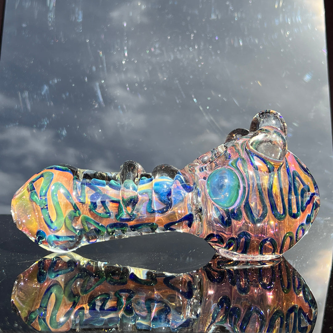 Chunky Marble Pipe Glass Pipe TG   