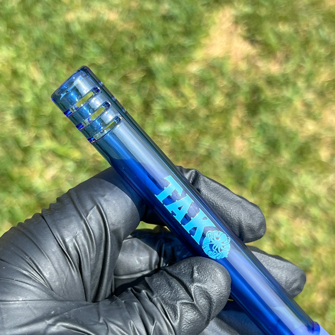 14mm Light Blue Tako Logo Downstem Accessory Tako Glass