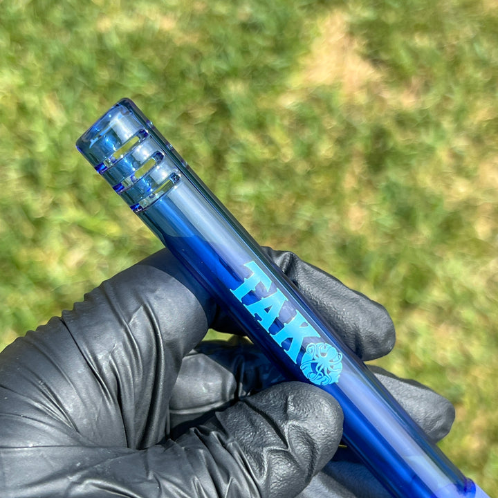 14mm Light Blue Tako Logo Downstem Accessory Tako Glass