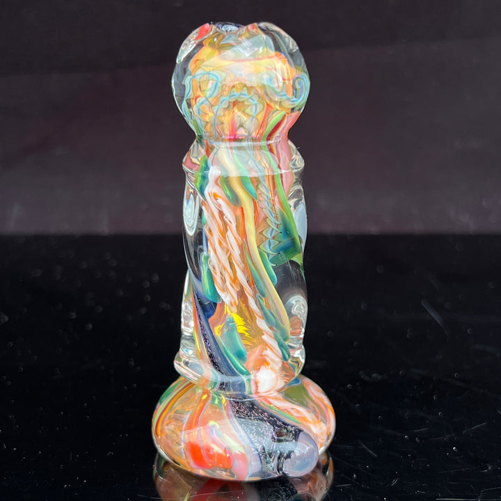 Inside Out Twisted Chillum Glass Pipe Molten Imagination   