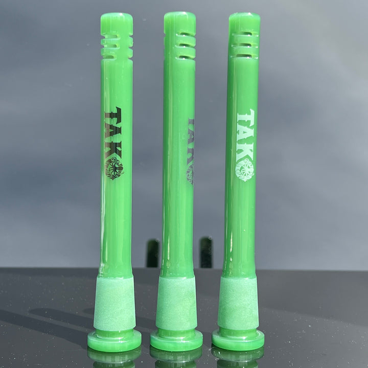 14mm Jade Green Tako Logo Downstem Accessory Tako Glass