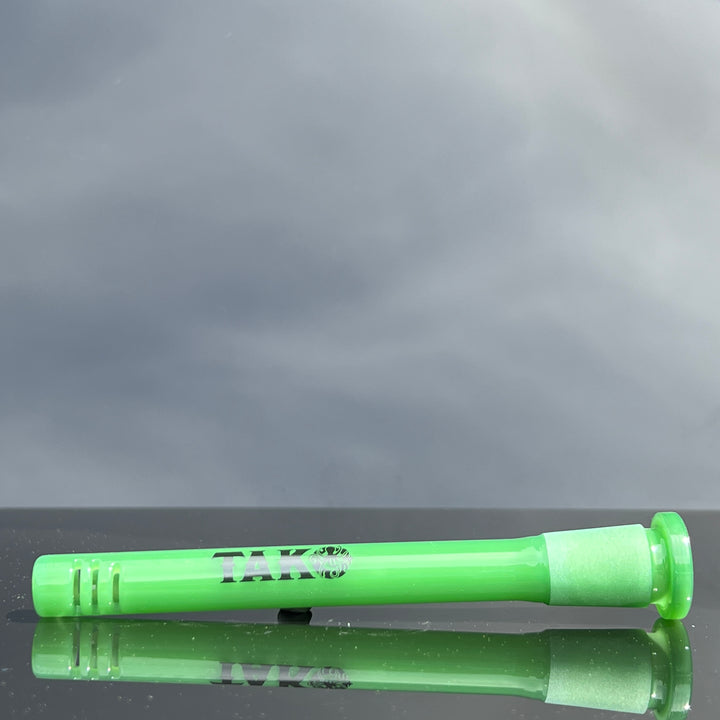 14mm Jade Green Tako Logo Downstem Accessory Tako Glass