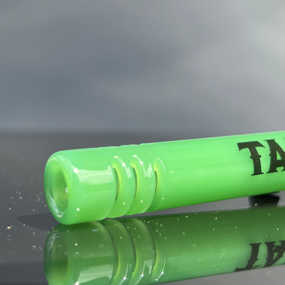 14mm Jade Green Tako Logo Downstem Accessory Tako Glass