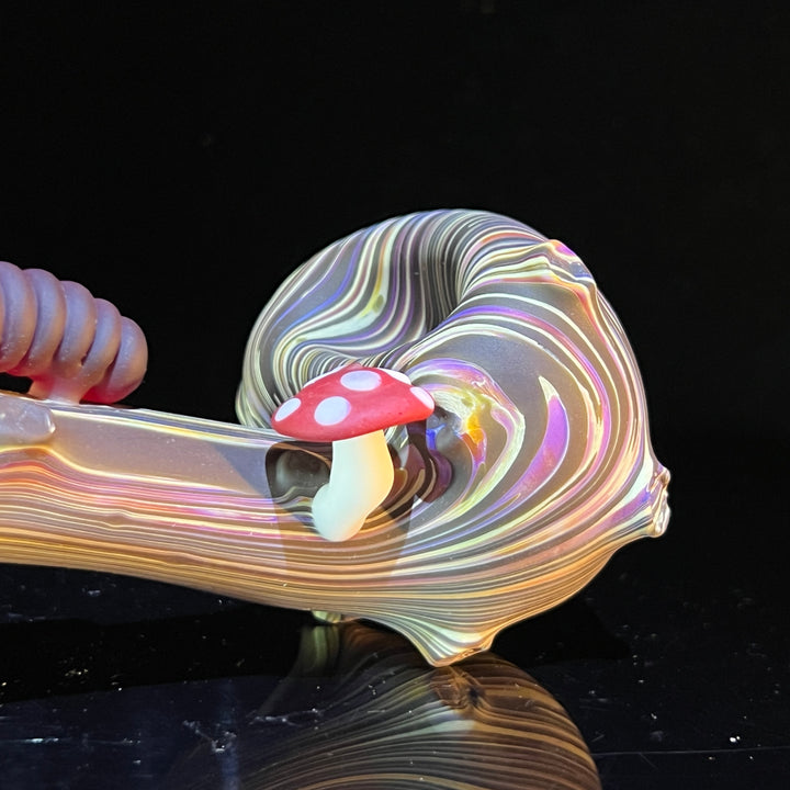 Wood Grain Caterpillar Gandalf Pipe Glass Pipe Wazoo Glass   