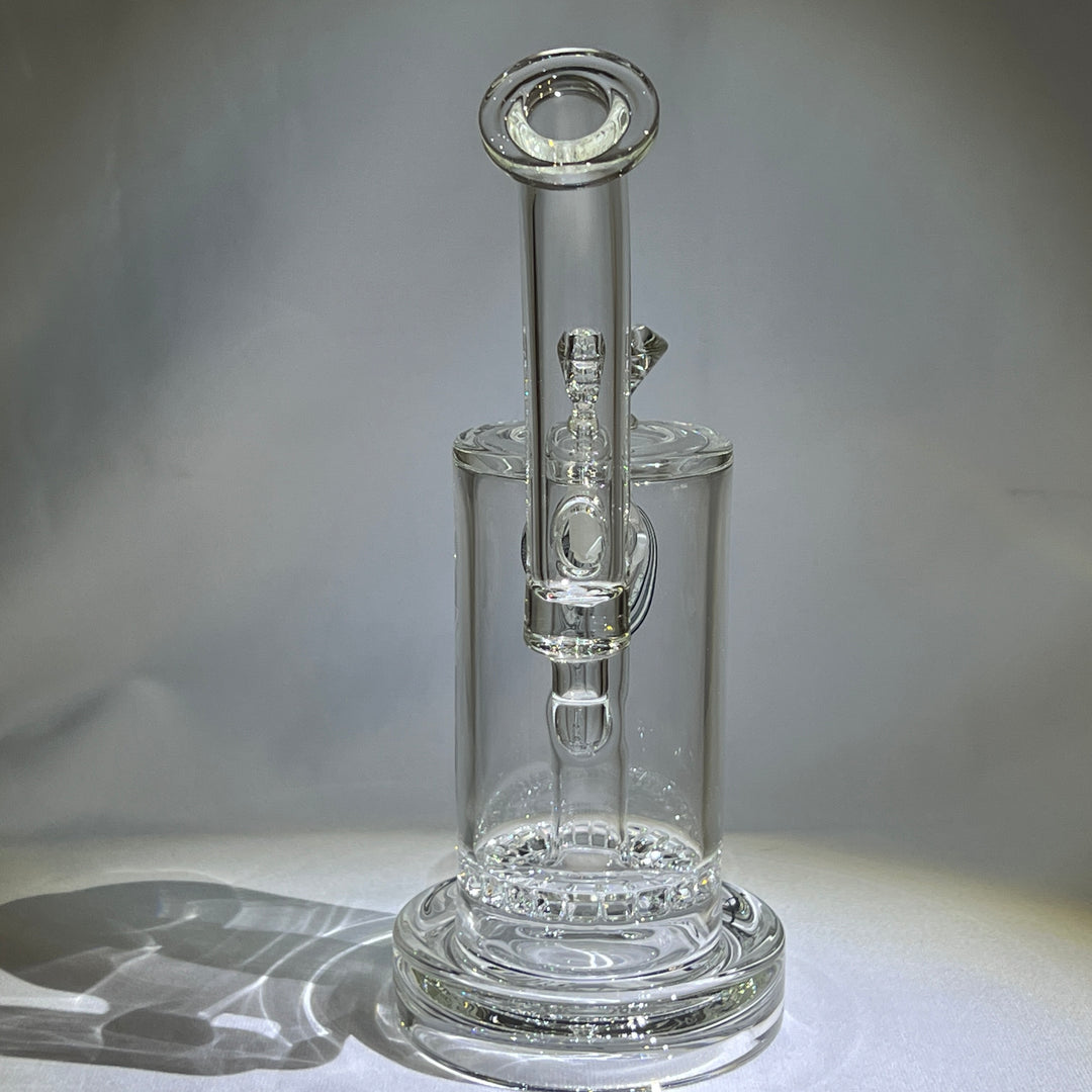 65mm Single Ratchet Bubbler Glass Pipe C2 Custom Creations   