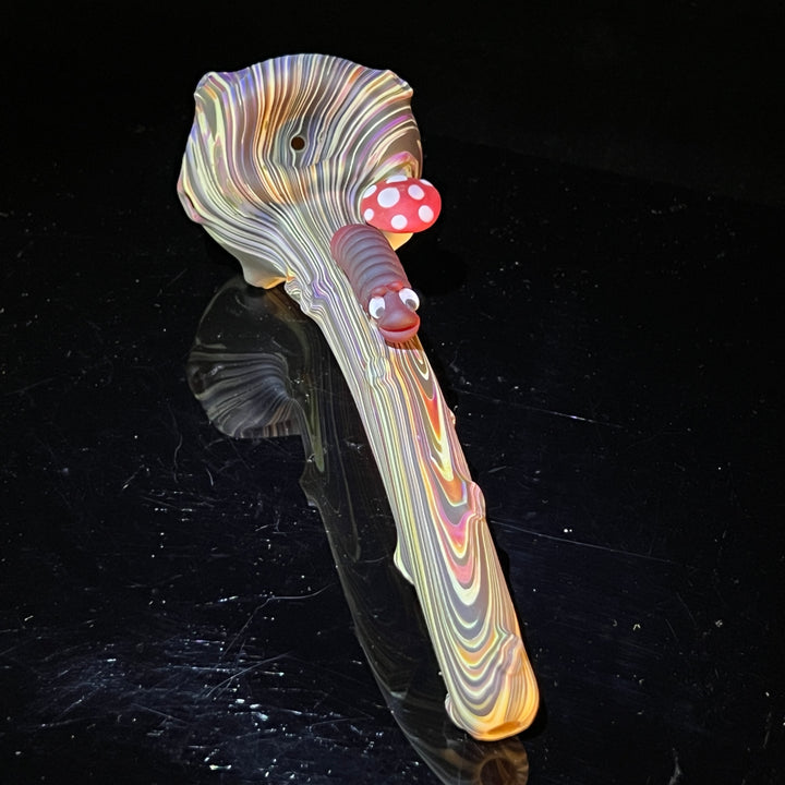 Wood Grain Caterpillar Gandalf Pipe Glass Pipe Wazoo Glass   