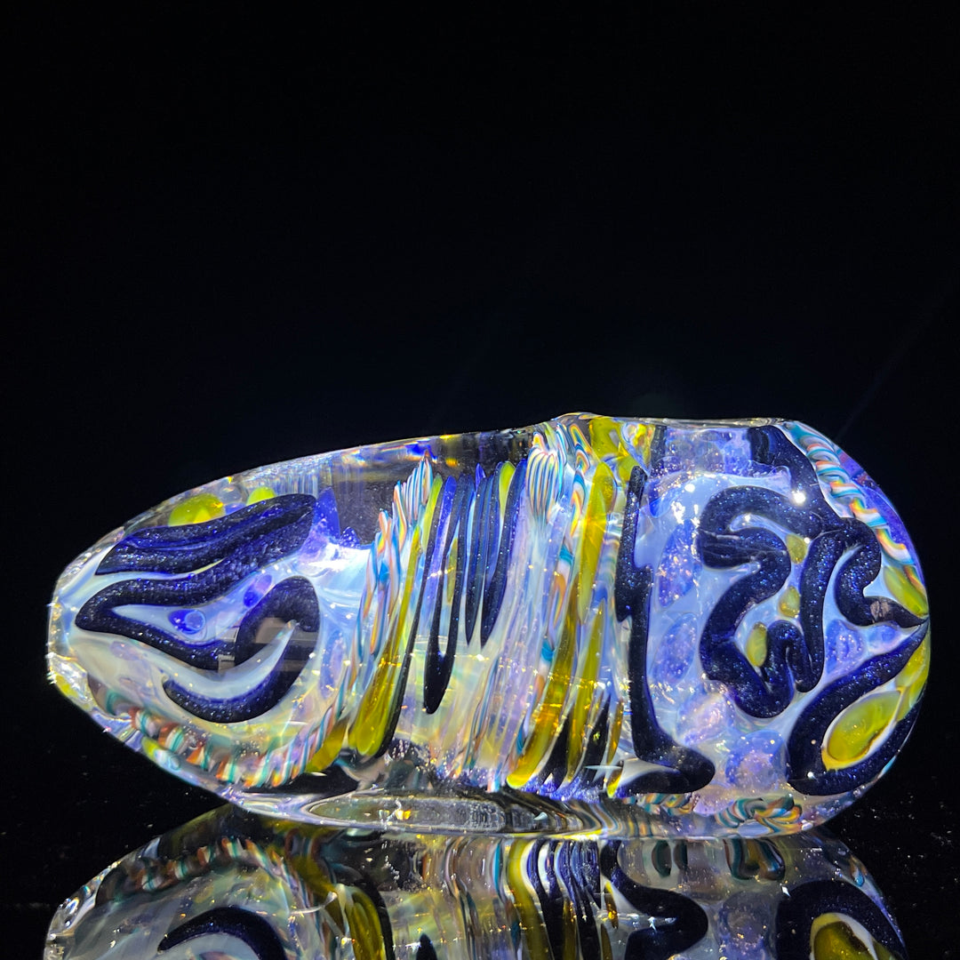 XL Inside Out Egg Spoon Glass Pipe Avant Garde   