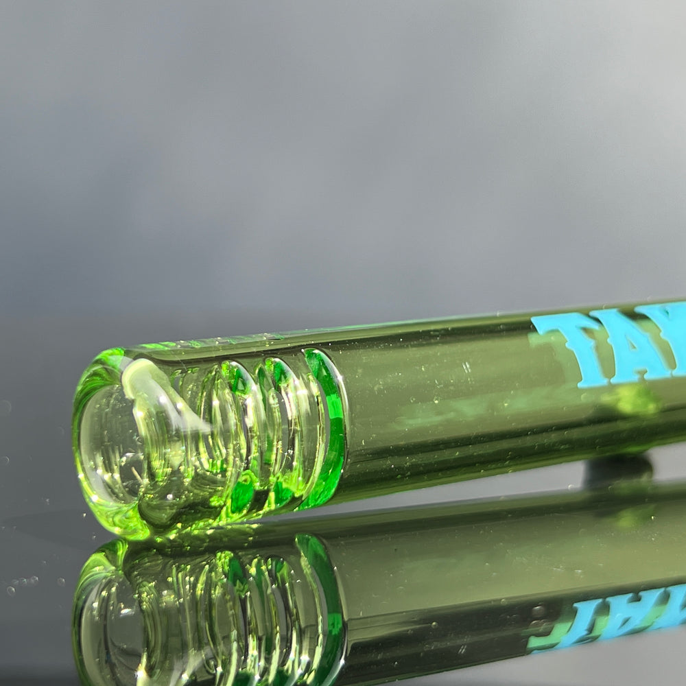 14mm Lime Green Tako Logo Downstem Accessory Tako Glass