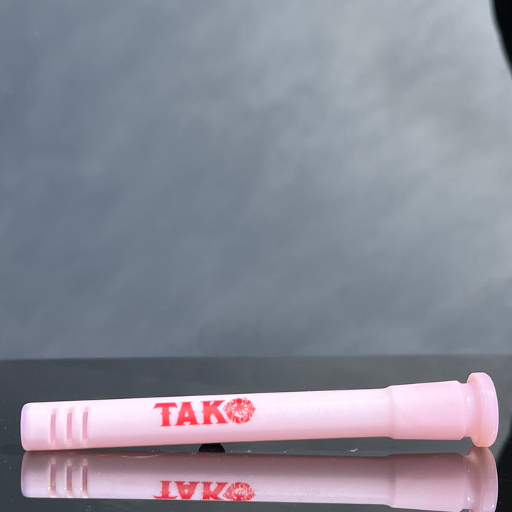 14mm Milky Pink Tako Logo Downstem Accessory Tako Glass