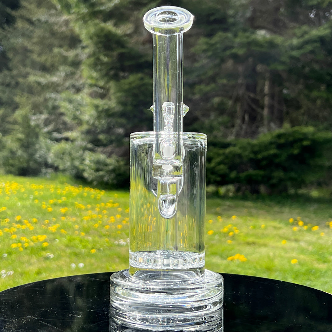 65mm Single Ratchet Bubbler Glass Pipe C2 Custom Creations   