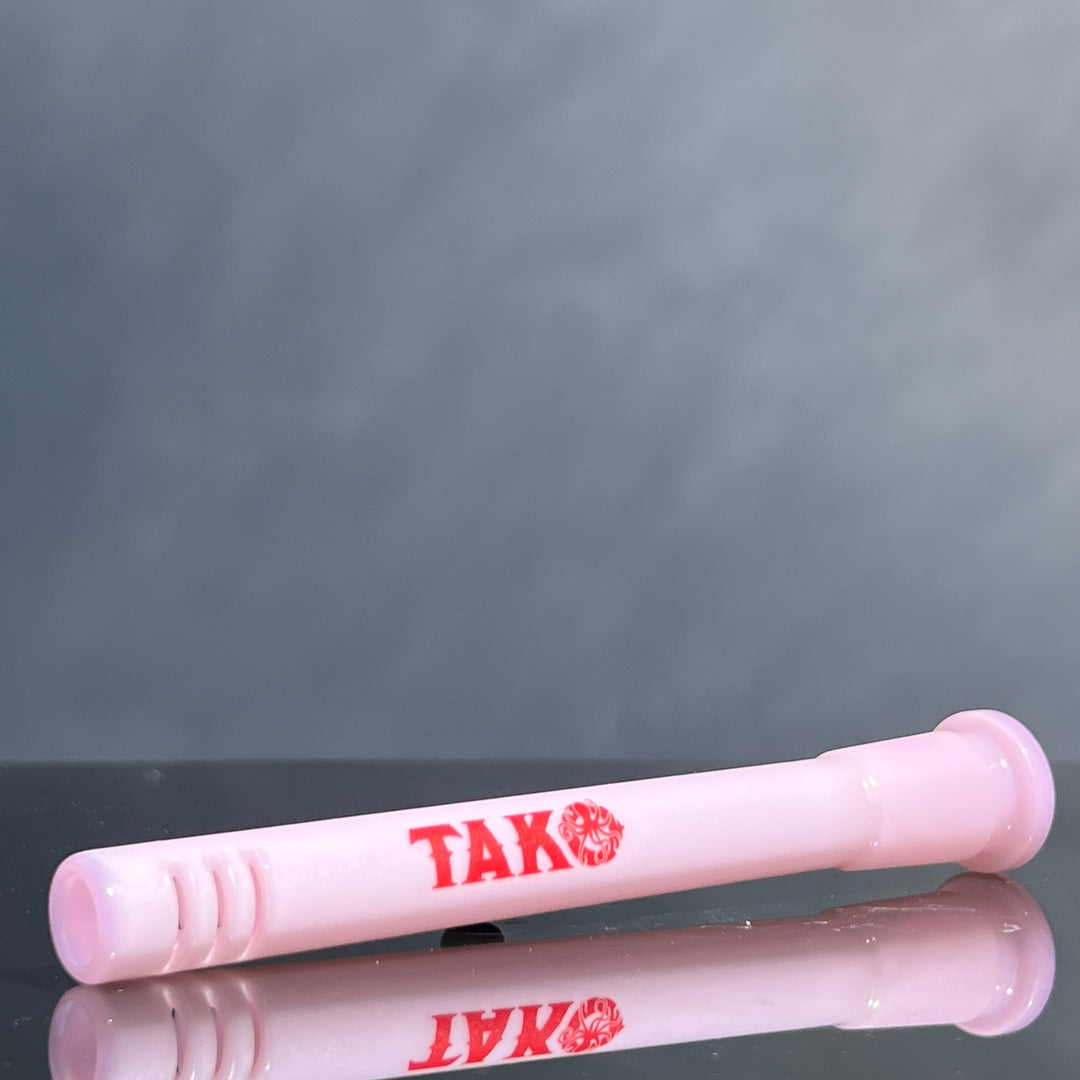 14mm Milky Pink Tako Logo Downstem Accessory Tako Glass