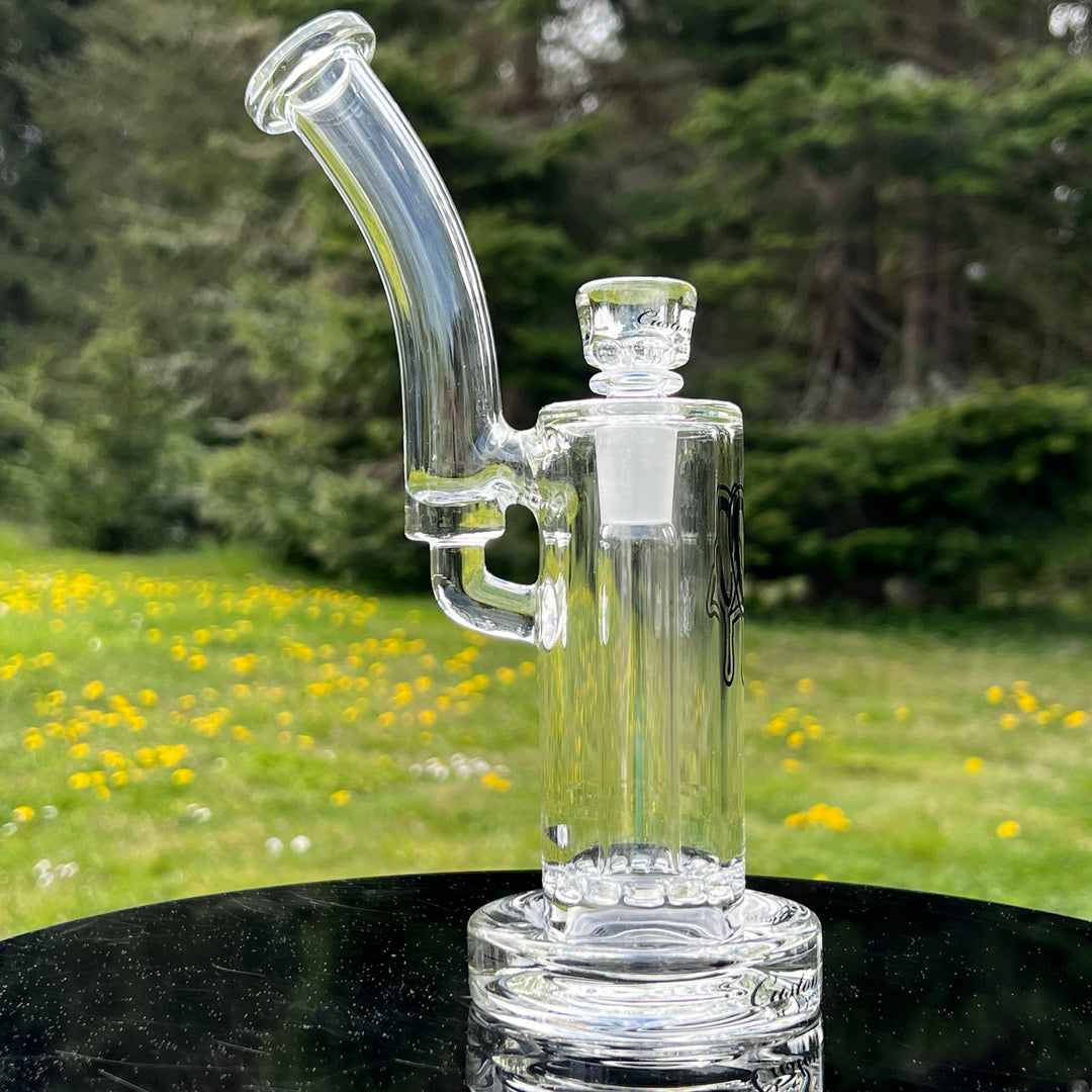 45mm Single Ratchet Bubbler Glass Pipe C2 Custom Creations   