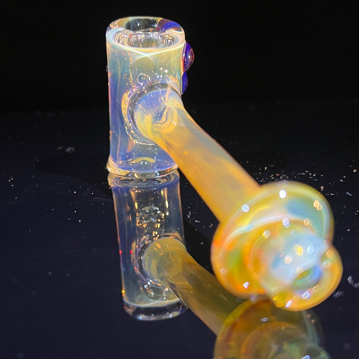 Silver Fumed Hash Hammer Glass Pipe KOP Glass   