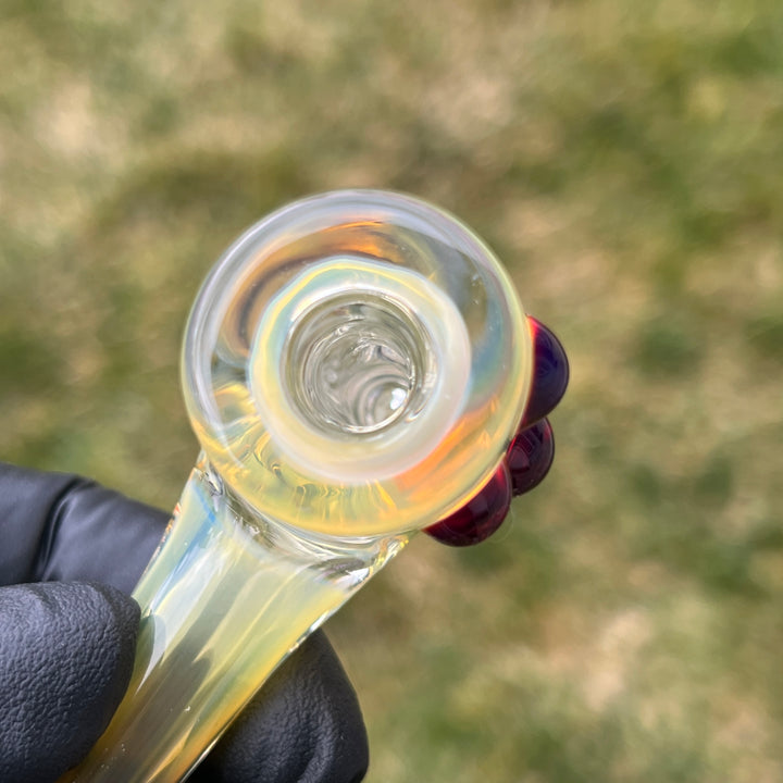 Silver Fumed Hash Hammer Glass Pipe KOP Glass   