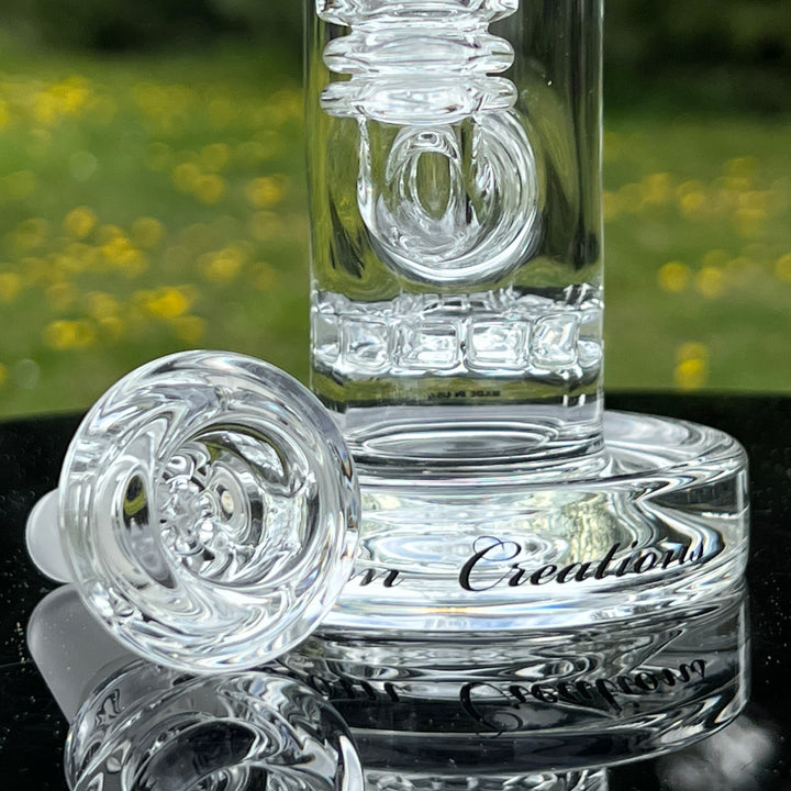 38mm Single Ratchet Tube 12" Glass Pipe C2 Custom Creations   