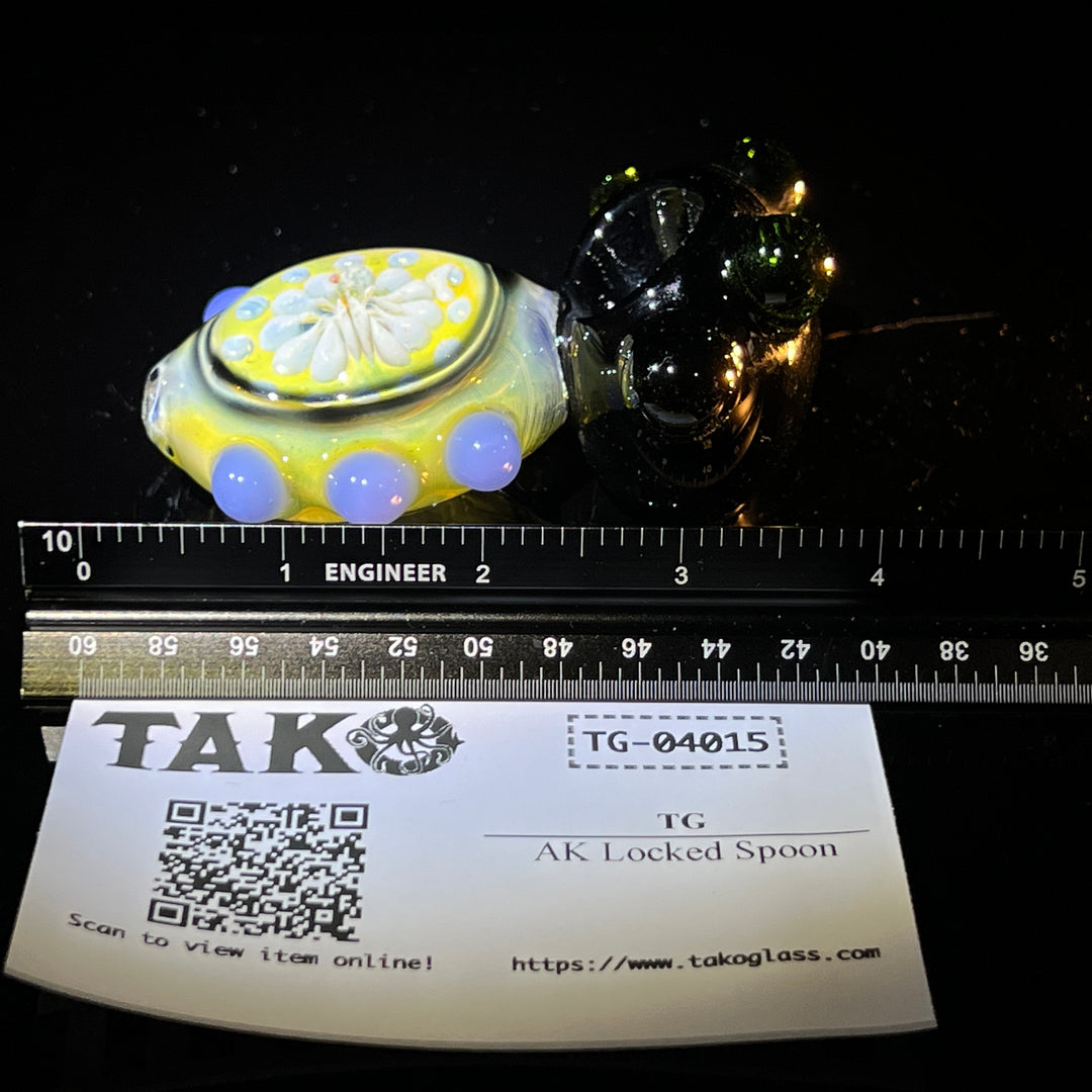 AK Locked Spoon Glass Pipe TG   