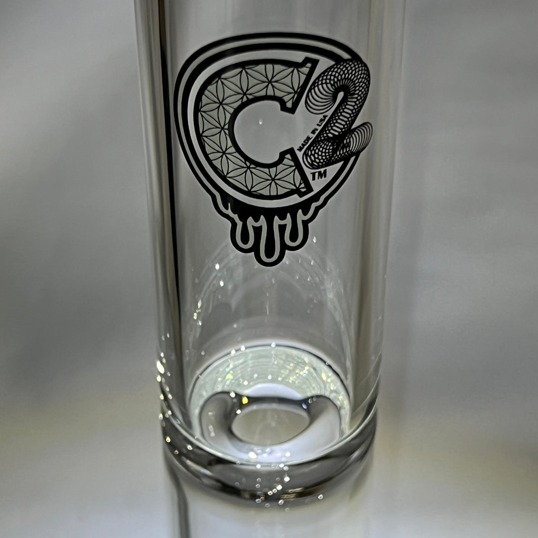 45mm Single Ratchet Tube 14" Glass Pipe C2 Custom Creations   
