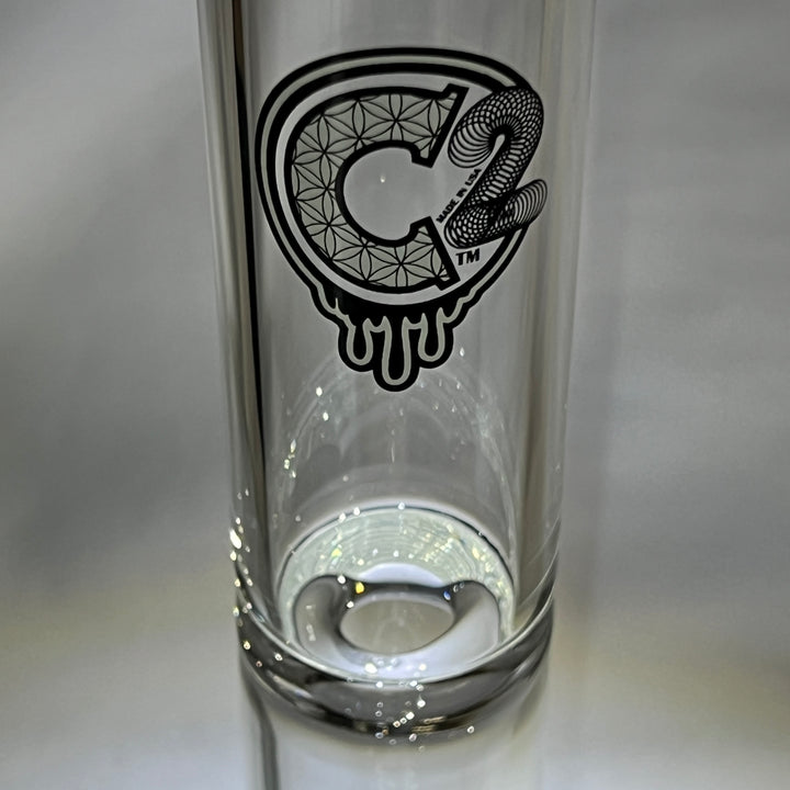 45mm Single Ratchet Tube 14" Glass Pipe C2 Custom Creations   
