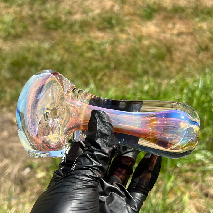 Egyptian Glass Gold Fume Pipe Glass Pipe Tako Glass   