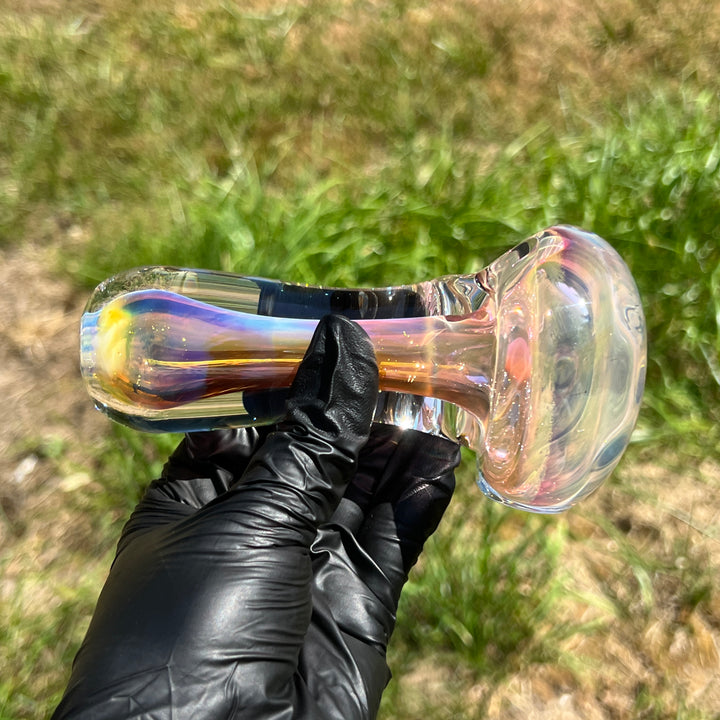 Egyptian Glass Gold Fume Pipe Glass Pipe Tako Glass   