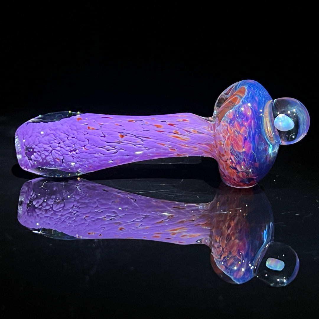 Purple Magic Opal Marble Pipe Glass Pipe Beezy Glass   