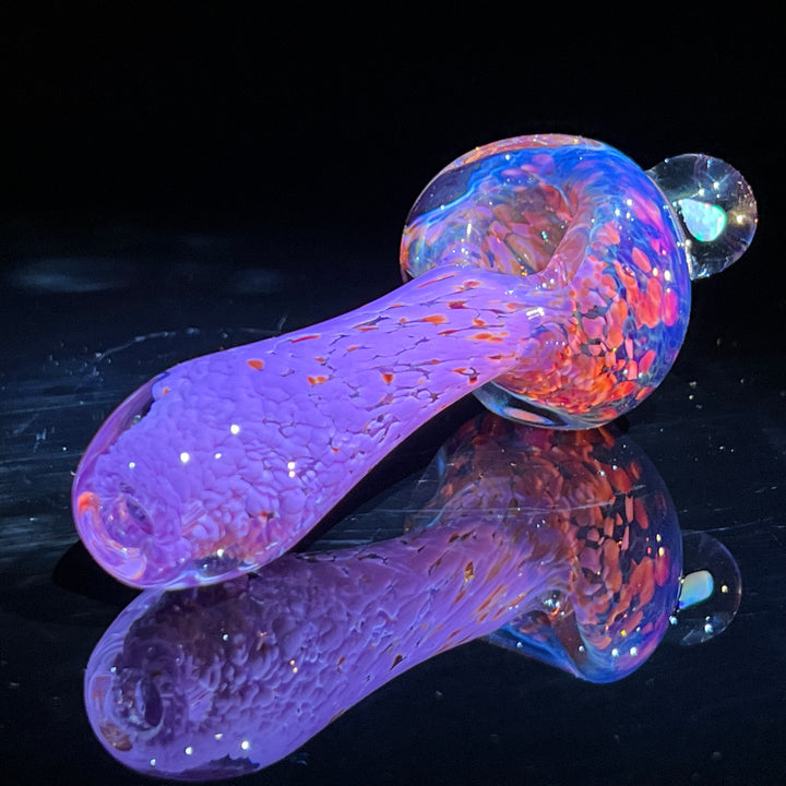 Purple Magic Opal Marble Pipe Glass Pipe Beezy Glass   