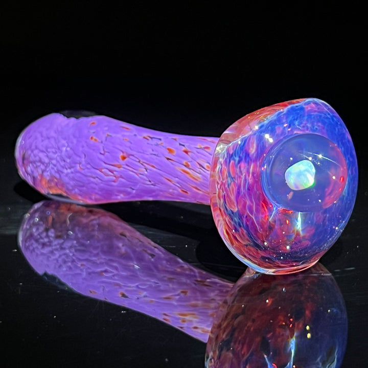 Purple Magic Opal Marble Pipe Glass Pipe Beezy Glass   