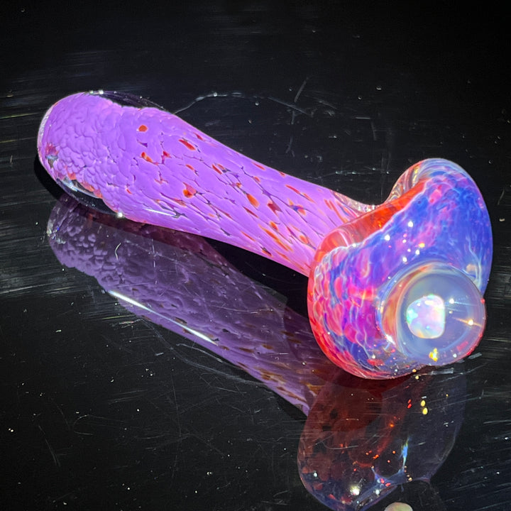 Purple Magic Opal Marble Pipe Glass Pipe Beezy Glass   