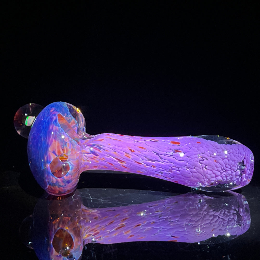 Purple Magic Opal Marble Pipe Glass Pipe Beezy Glass   