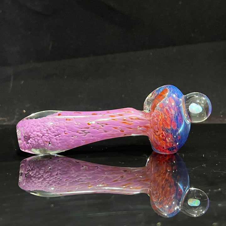 Purple Magic Opal Marble Pipe Glass Pipe Beezy Glass   