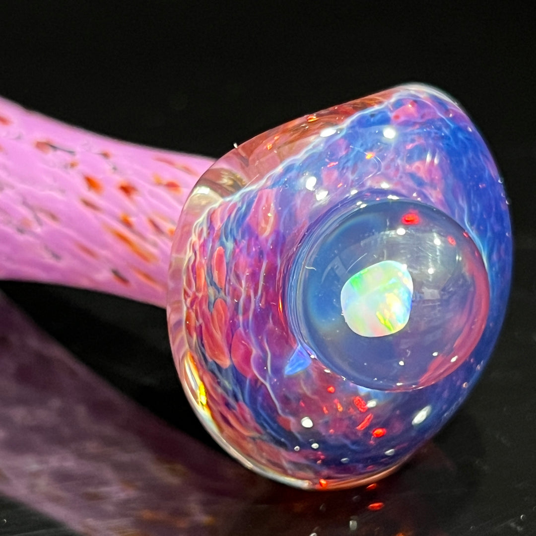 Purple Magic Opal Marble Pipe Glass Pipe Beezy Glass   