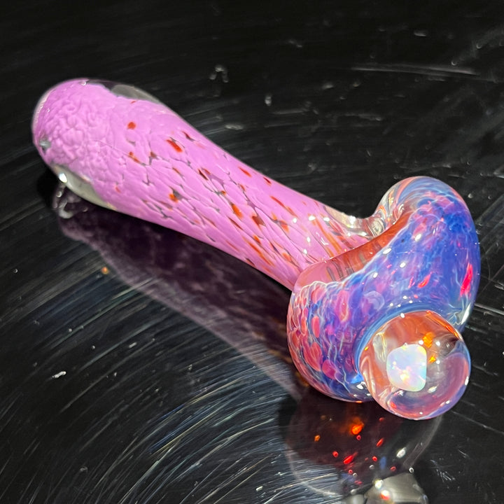 Purple Magic Opal Marble Pipe Glass Pipe Beezy Glass   