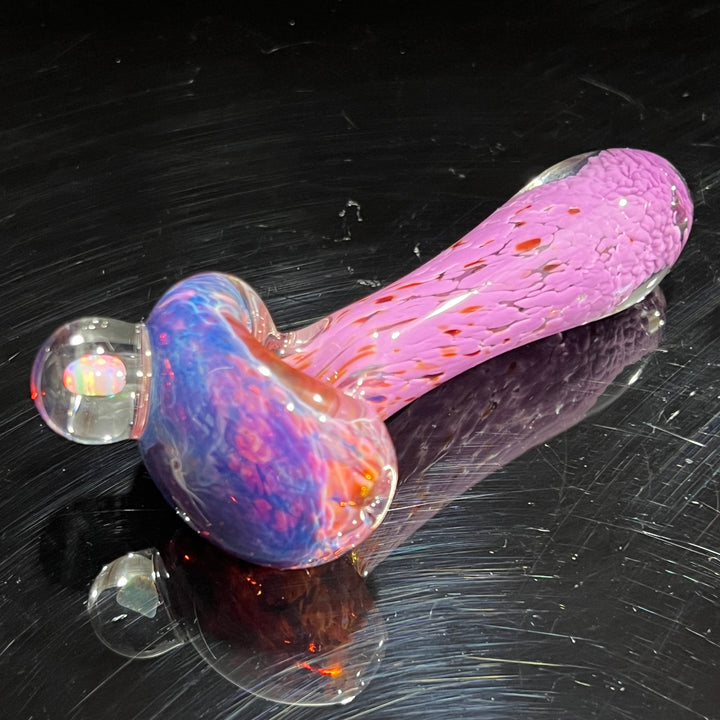 Purple Magic Opal Marble Pipe Glass Pipe Beezy Glass   