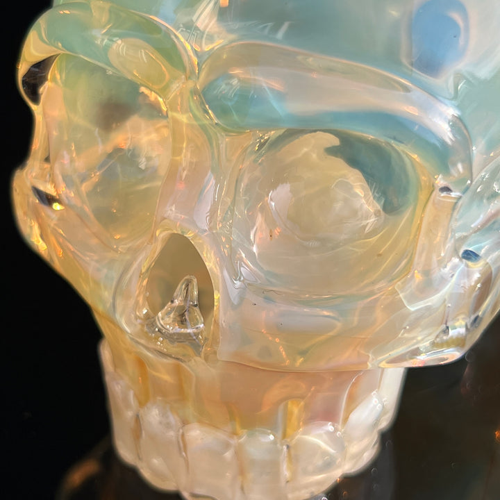 Glass Skull Pipe Glass Pipe Deviant Glass   