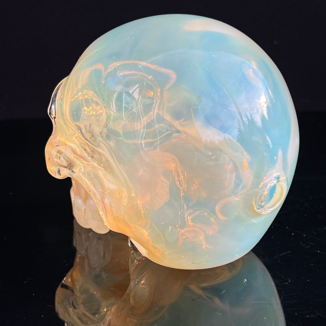 Glass Skull Pipe Glass Pipe Deviant Glass   