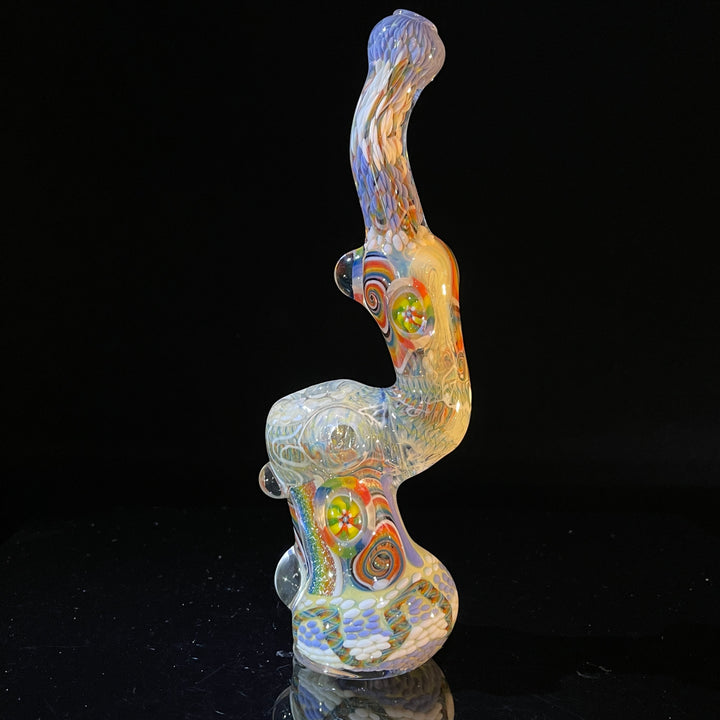 Glass Berry Cupcake Sherlock Bubbler Glass Pipe Glass Berry Cupcake   