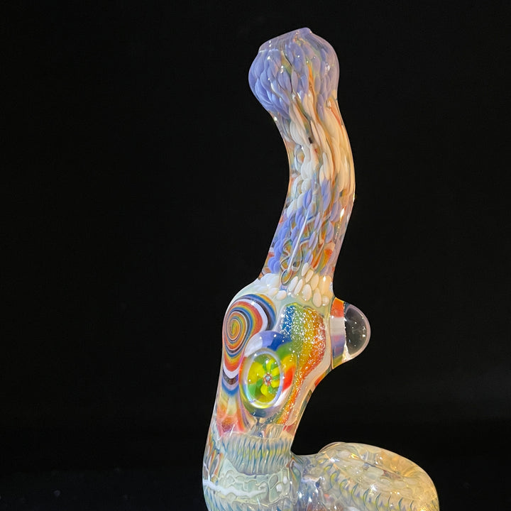 Glass Berry Cupcake Sherlock Bubbler Glass Pipe Glass Berry Cupcake   