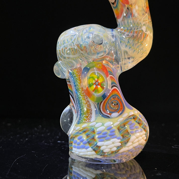 Glass Berry Cupcake Sherlock Bubbler Glass Pipe Glass Berry Cupcake   