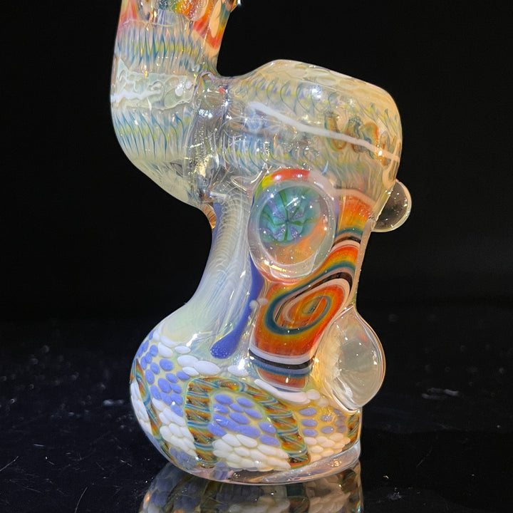 Glass Berry Cupcake Sherlock Bubbler Glass Pipe Glass Berry Cupcake   