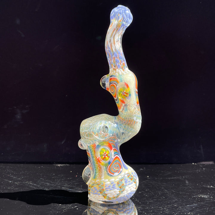 Glass Berry Cupcake Sherlock Bubbler Glass Pipe Glass Berry Cupcake   