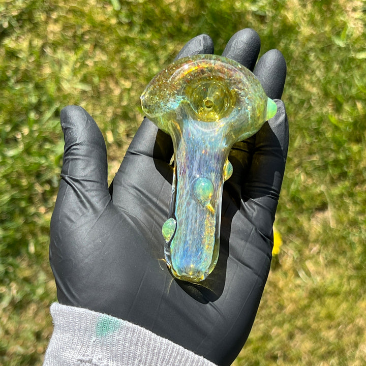 Mystery Aventurine Pipe Glass Pipe Chuck Glass   