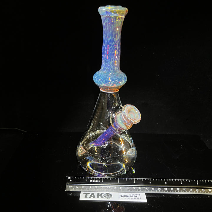 11" Purple Nebula Bong Glass Pipe Tako Glass   