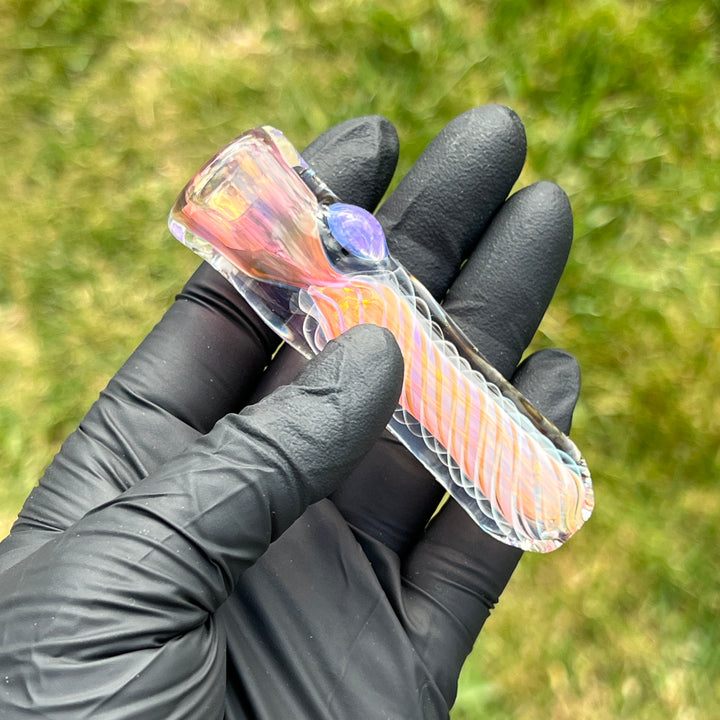 Thick Fume Chillum Glass Pipe Chuck Glass   