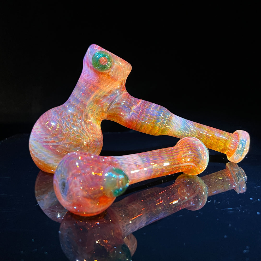 Guava Hammer Bubbler Combo Glass Pipe Cose Glass   