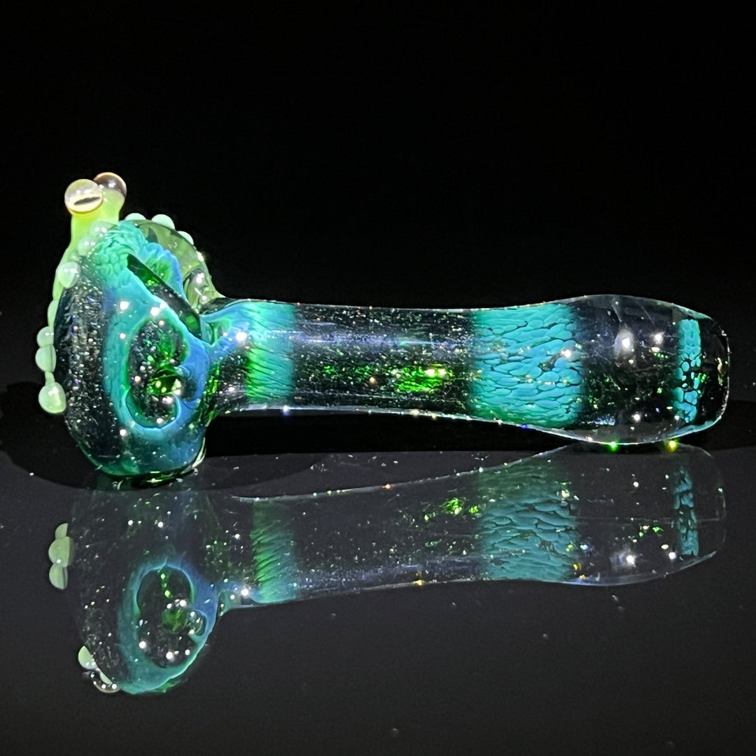 Exp Green Frog Spoon Glass Pipe Beezy Glass   