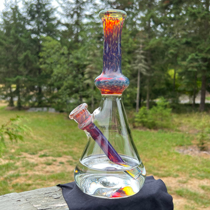 11" Purple Nebula Bong Glass Pipe Tako Glass   