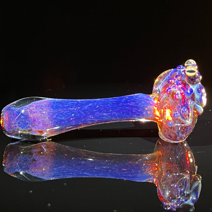 Purple Magic Frog Spoon Glass Pipe Beezy Glass   