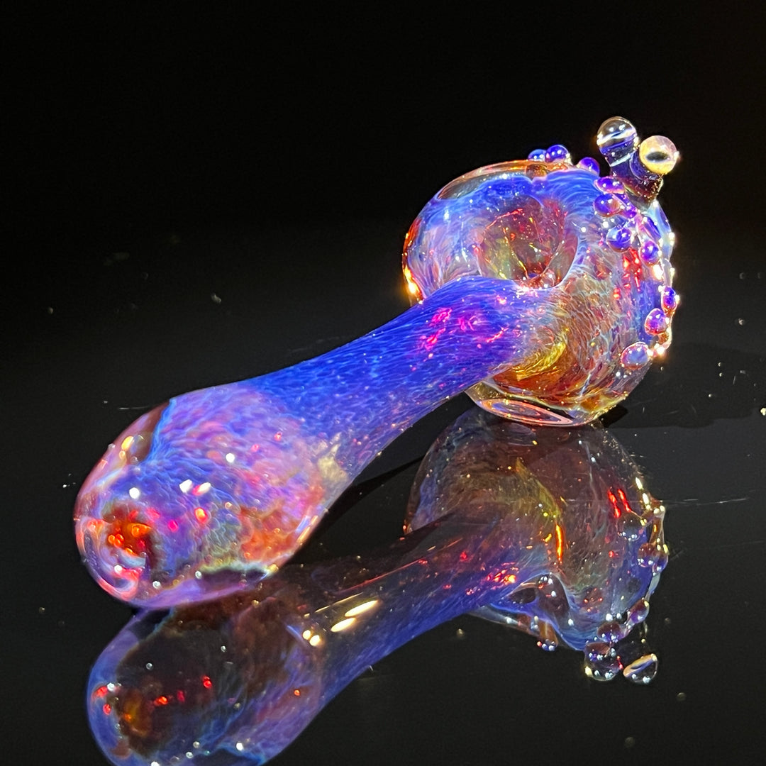 Purple Magic Frog Spoon Glass Pipe Beezy Glass   