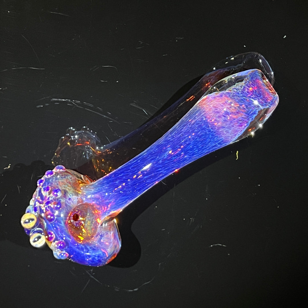 Purple Magic Frog Spoon Glass Pipe Beezy Glass   