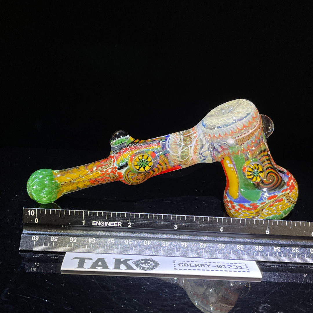 Glass Berry Cupcake Hammer Bubbler Glass Pipe Glass Berry Cupcake   